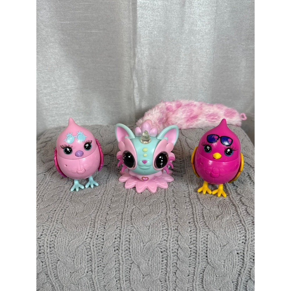 Little‎ Live Pets Chicks Rainbow Wings Interactive Electronic Toys 3 Pack